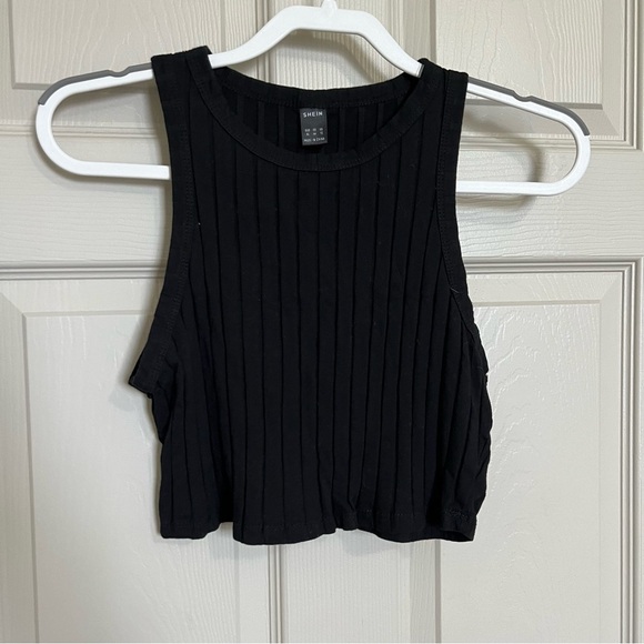 Shein Solid Ribbed Knit Tank XL - Picture 1 of 6